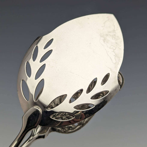 Pinzas para pastel antiguas con mango de plata esterlina, WEB Silver Company