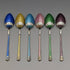 1929 English Vintage Sterling Silver Teaspoon Set of 6 in Case Mappin and Webb