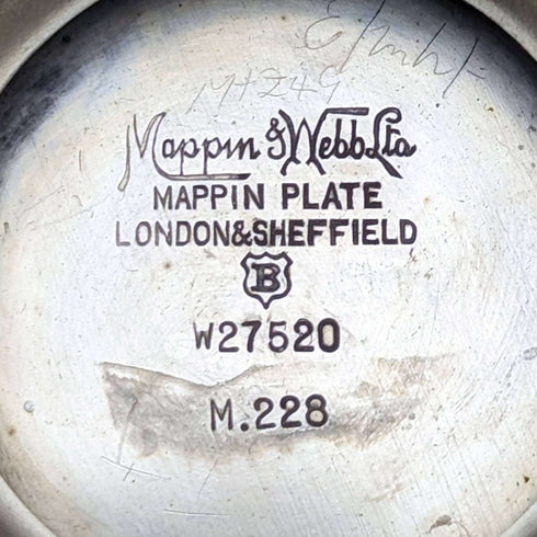 Around 1922 British Antique Silver Plated Compote/Tazza Diameter 24cm Mappin and Webb