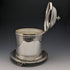 Around 1896 British Antique Silver Plated Biscuit Barrel Henry Bourne