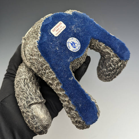 英國鄉村藝術家超大泰迪熊純銀雕塑雕像世界限量 100 個