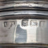 1908年 英国アンティーク カットグラス製 香水瓶 純銀蓋 Levi & Salaman