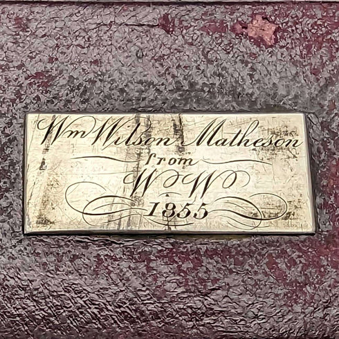 1854 年英國古董純銀餐具套裝,裝在喬治·威廉·亞當斯 (George Willaim Adams) 的盒子裡