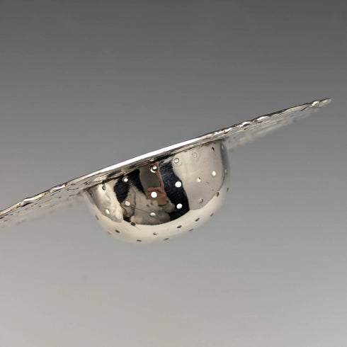 1900年 英国アンティーク 純銀製ティーストレーナー 65g