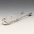 1791 British antique sterling silver sugar tongs 26g Samuel Godbehere