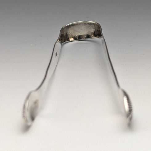 1791 British antique sterling silver sugar tongs 26g Samuel Godbehere