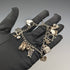British vintage sterling silver charm bracelet 31g