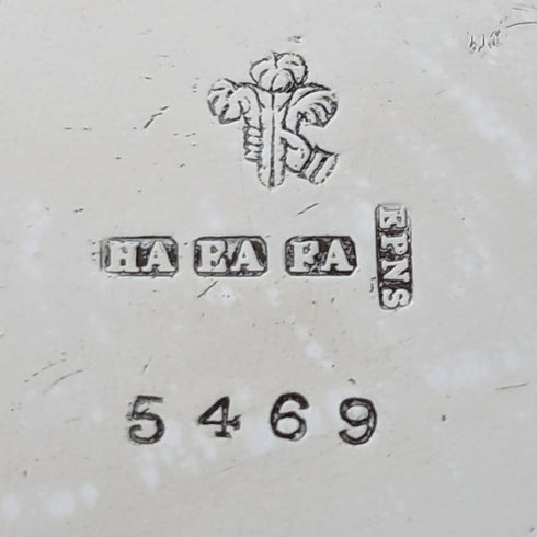 British Antique Silver Plated Biscuit Barrel Henry Atkins