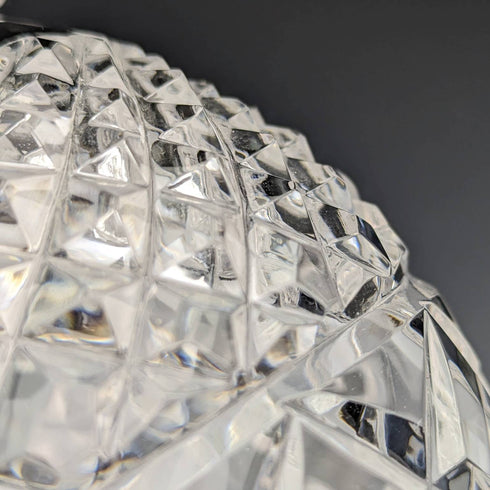 1979 年英國復古切割玻璃純銀醒酒器 Mappin 和 Webb