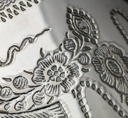 British vintage silver plated biscuit barrel