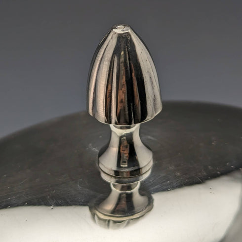 British vintage silver plated biscuit barrel