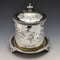 British Antique Silver Plated Biscuit Barrel WWHarrison & Co