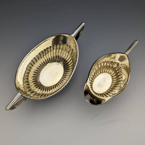 1902 年英國古董純銀糖壺和奶油壺總計 294 克 Fordham & Faulkner