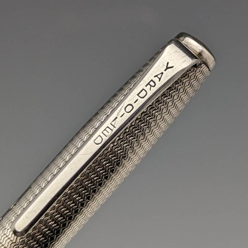 1981 年英國復古 Yard O 紅色純銀圓珠筆(帶盒)