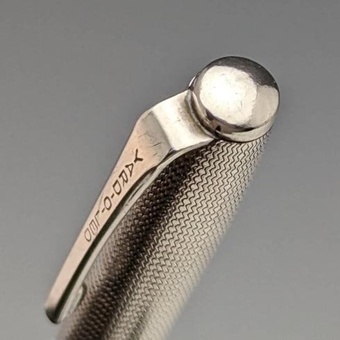 1981 年英國復古 Yard O 紅色純銀圓珠筆(帶盒)