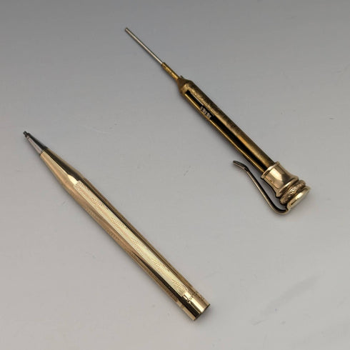 英國復古 Eversharp 鍍金自動鉛筆(帶盒)