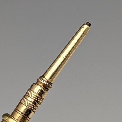 古董自動鉛筆鍍金玻璃裝飾伸縮 70-90 毫米