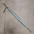 1919 年英國古董男士 Buambrella 綠色純銀圓形手柄 87 厘米