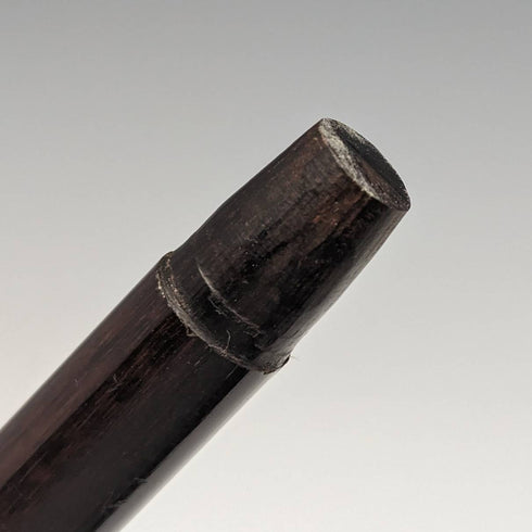 1895年英國古董紳士手杖,純銀裝飾L形手柄,91厘米