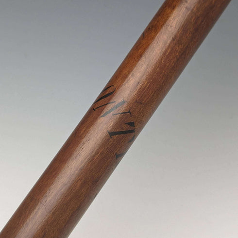 瑞士製造古董登山手杖,帶毛皮手柄 82 厘米