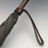 1919 年英國古董男士 Buambrella 綠色純銀圓形手柄 87 厘米