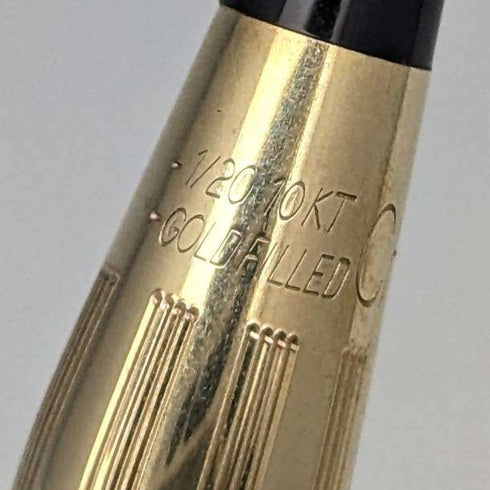 Vintage Cross (CROSS) 鍍金圓珠筆和鉛筆套裝(帶盒)