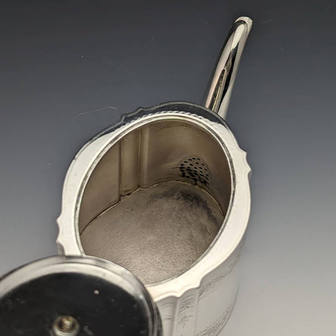 1880 年左右英國古董鍍銀茶壺 3 件套庫珀兄弟