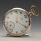circa 1930 vintage omega pocket watch gold plated open face working well