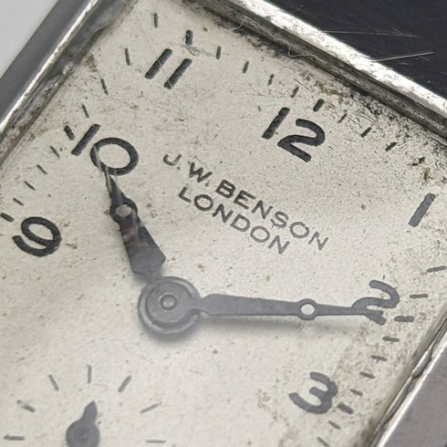 英國復古Benson合金長方形錶殼腕錶效果很好