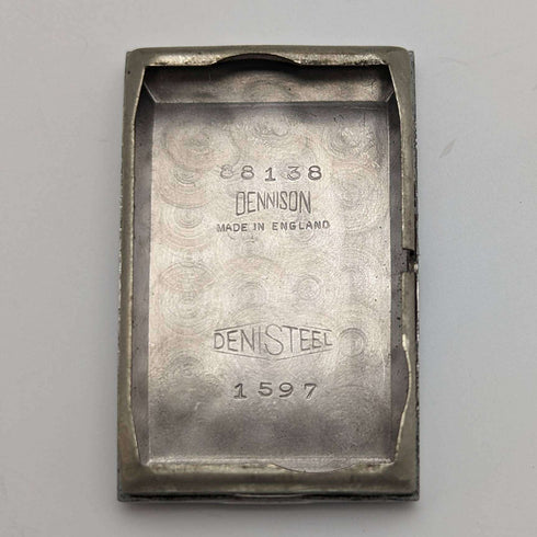 British vintage Benson alloy rectangular case wristwatch works well