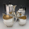 1921 English Antique Silver Plated Teapot Set of 4 Henry Atkins