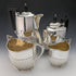 1921 English Antique Silver Plated Teapot Set of 4 Henry Atkins