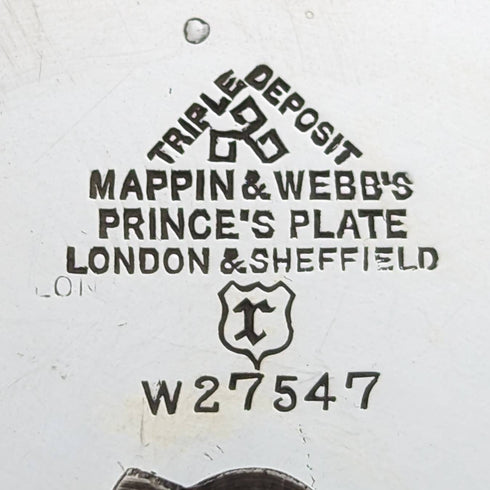 1922 年英國復古鍍銀蛋糕架 Mappin 和 Webb