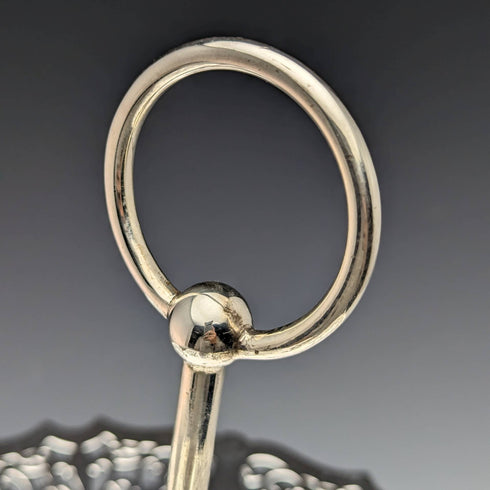 1922 English Vintage Silver Plated Cake Stand Mappin and Webb