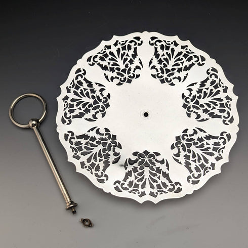 1922 年英國復古鍍銀蛋糕架 Mappin 和 Webb