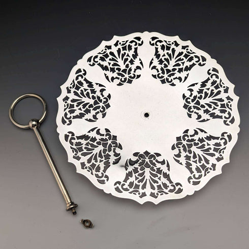 1922 English Vintage Silver Plated Cake Stand Mappin and Webb