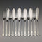 Around 1885 British antique silver plate fish cutlery 6 pair set Mappin and Webb