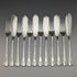Around 1885 British antique silver plate fish cutlery 6 pair set Mappin and Webb