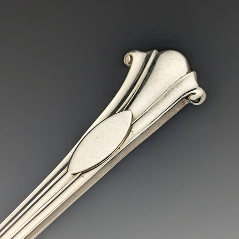 Around 1885 British antique silver plate fish cutlery 6 pair set Mappin and Webb