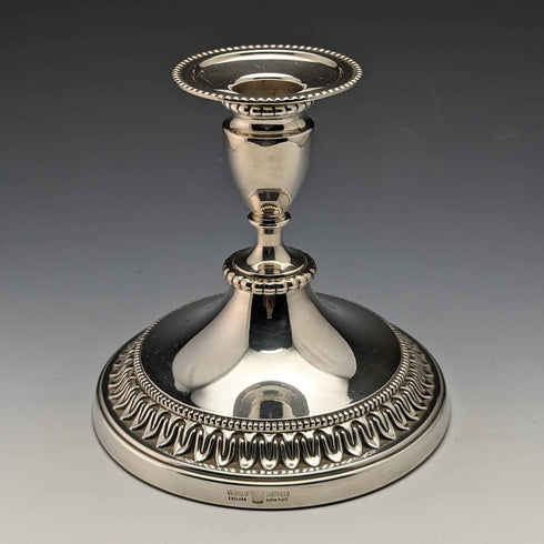 British Vintage Silver Plated Candle Stand Candelabra Viners