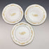 1940s British Gladstone teacup trio 3 sets