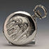Around 1909 Antique Longines pocket watch Relief engraving Hunter case on silver side Works well