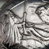Around 1909 Antique Longines pocket watch Relief engraving Hunter case on silver side Works well