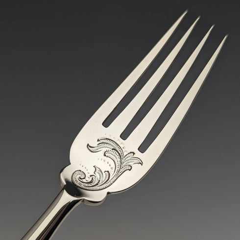 1897年 英国アンティーク 白蝶貝ハンドル 純銀ブレード カトラリー6ペアセット 箱入り J Barraclough