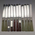 Around 1900 British Vintage Natural Stone Handle Cutlery 12 Pair Set Boxed Cavendish