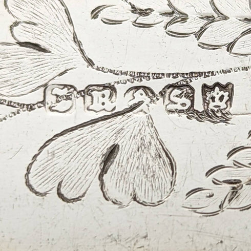 英国アンティーク 白蝶貝ハンドル デザートカトラリー 6ペアセット 布ケース入