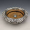 British antique silver plate bottle coaster