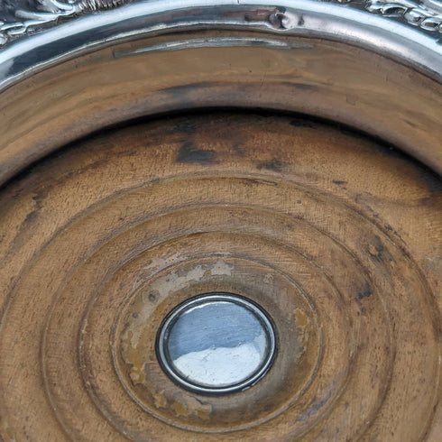 英國古董銀盤瓶杯墊