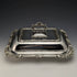British Antique Silver Plate Square Entree Dish
