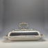 British Antique Silver Plate Square Entree Dish